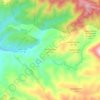 Mappa topografica Beni Habbane, altitudine, rilievo