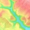 Mappa topografica Rivière au Clos, altitudine, rilievo