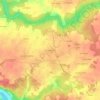 Mappa topografica Champ Cornu, altitudine, rilievo