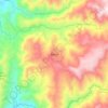 Mappa topografica Neira, altitudine, rilievo