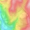 Mappa topografica Owler Tor, altitudine, rilievo