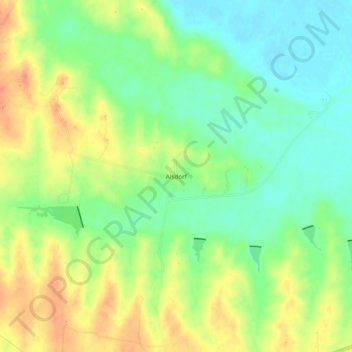Mappa topografica Alsdorf, altitudine, rilievo