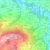 Mappa topografica Oberhueb, altitudine, rilievo