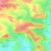 Mappa topografica La Galardière, altitudine, rilievo