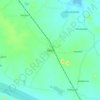 Mappa topografica Odela, altitudine, rilievo