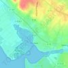 Mappa topografica La Hieullerie, altitudine, rilievo