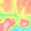 Mappa topografica Estella, altitudine, rilievo