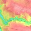 Mappa topografica Les Loges, altitudine, rilievo