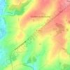 Mappa topografica La Boisselle, altitudine, rilievo