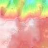 Mappa topografica Monte Campanaro, altitudine, rilievo