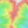 Mappa topografica El Raso, altitudine, rilievo