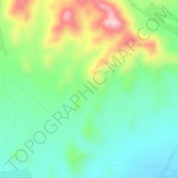 Mappa topografica Recobero, altitudine, rilievo