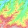 Mappa topografica Aspi, altitudine, rilievo