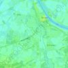 Mappa topografica De Elft, altitudine, rilievo