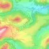 Mappa topografica Conche, altitudine, rilievo