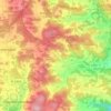 Mappa topografica Menschhof, altitudine, rilievo
