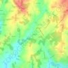 Mappa topografica La Valade, altitudine, rilievo