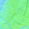 Mappa topografica Bonto Kamase, altitudine, rilievo