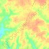 Mappa topografica Otisco, altitudine, rilievo
