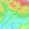 Mappa topografica La Petite Fontaine, altitudine, rilievo