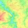 Mappa topografica La Surière, altitudine, rilievo