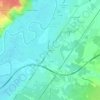 Mappa topografica Frappe, altitudine, rilievo