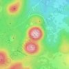 Mappa topografica Grand Sarcouy, altitudine, rilievo