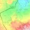 Mappa topografica Piedra Larga, altitudine, rilievo