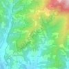 Mappa topografica Casciano, altitudine, rilievo