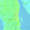 Mappa topografica Pallippuram, altitudine, rilievo