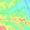 Mappa topografica Bandita, altitudine, rilievo