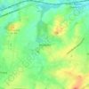 Mappa topografica Moulbaix, altitudine, rilievo