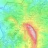 Mappa topografica Montalbo, altitudine, rilievo