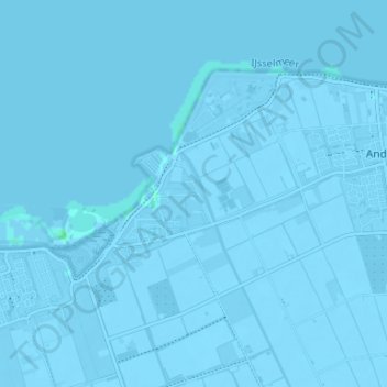 Mappa topografica Munnikij, altitudine, rilievo