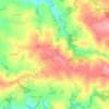 Mappa topografica Bégon, altitudine, rilievo