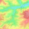 Mappa topografica Le Hameau du Broquet, altitudine, rilievo