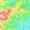 Mappa topografica Le-Richoud, altitudine, rilievo