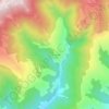 Mappa topografica Veïnat de Dalt, altitudine, rilievo