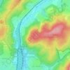 Mappa topografica Großer Homburg, altitudine, rilievo