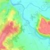 Mappa topografica Les Varennes, altitudine, rilievo