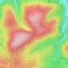 Mappa topografica Große Grube, altitudine, rilievo
