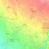 Mappa topografica Kalol, altitudine, rilievo