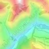 Mappa topografica Chain, altitudine, rilievo