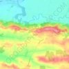 Mappa topografica Tauziede, altitudine, rilievo