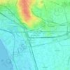 Mappa topografica Masseria Curato, altitudine, rilievo