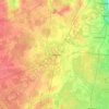 Mappa topografica Гатчина, altitudine, rilievo