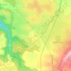 Mappa topografica Le Daury, altitudine, rilievo