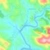 Mappa topografica Athikkayam, altitudine, rilievo
