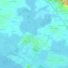 Mappa topografica La Butte aux Renards, altitudine, rilievo