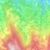 Mappa topografica Les Laphonds, altitudine, rilievo